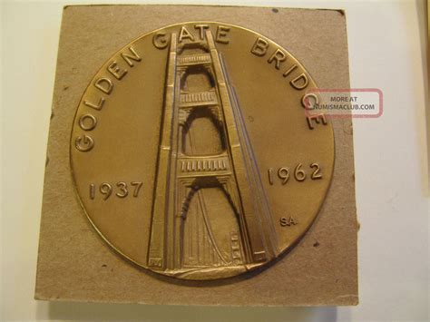 Golden Gate Bridge Medallic Art Bronze 25th Anniversary Medallion