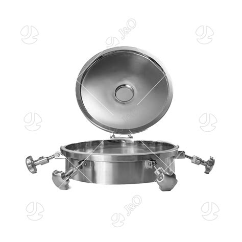 Hygienic Stainless Steel Round Pressure Manhole Cover China J O Fluid