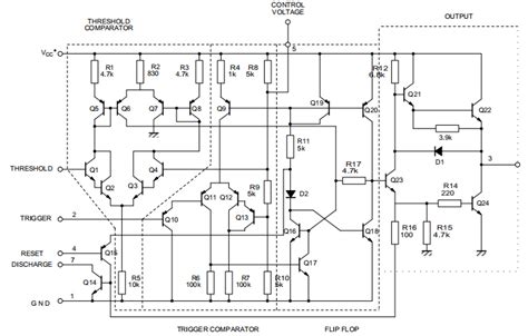 Ne Dual Timer Ic Circuit Pinout And Datasheet