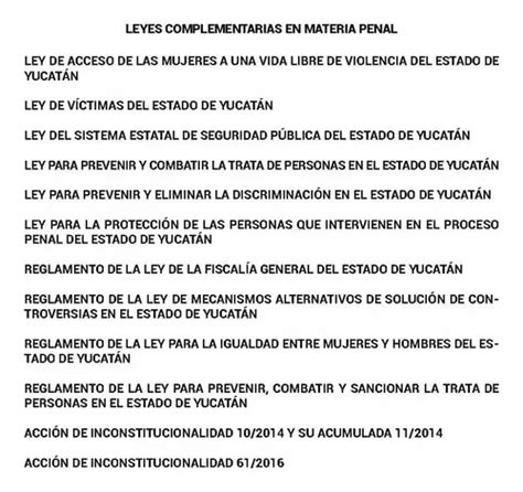 Legislación Esencial Penal De Yucatán 2024 Código Penal Código