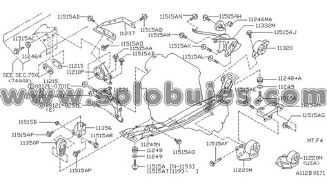 Soporte motor derecho Sentra 1998 Solobujes y mucho más