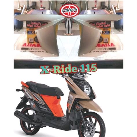 Jual SAYAP BODY DEPAN KANAN KIRI GRAY ABU ABU GOLD YAMAHA X RIDE XRIDE