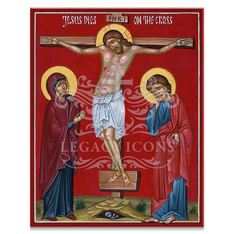 Stations of the Cross Icon - Jesus Dies on the Cross