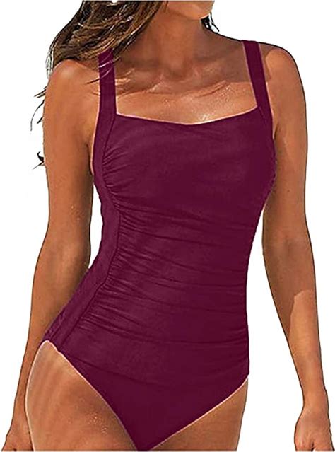 R Gabi Womens Bikini Swimwear One Piece Solid Color Sexy