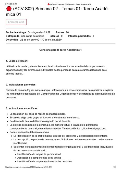 🔴 Acv S02 Semana 02 Temas 01 Tarea Académica 01 Acv S02 Semana