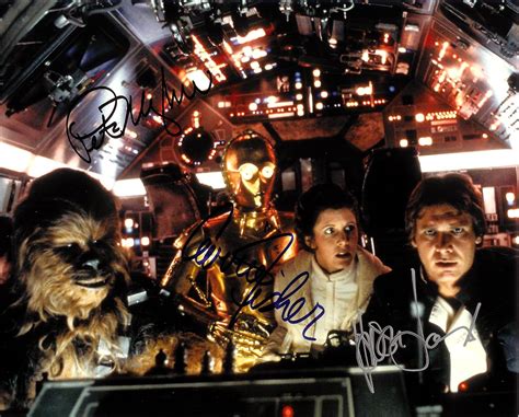 Star Wars Cast Signed Autographed 8 X 10 Reprint Photo 7 Mint