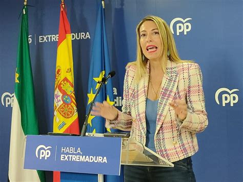 La Candidata Del PP En Extremadura No Quiere Ser Presidenta A