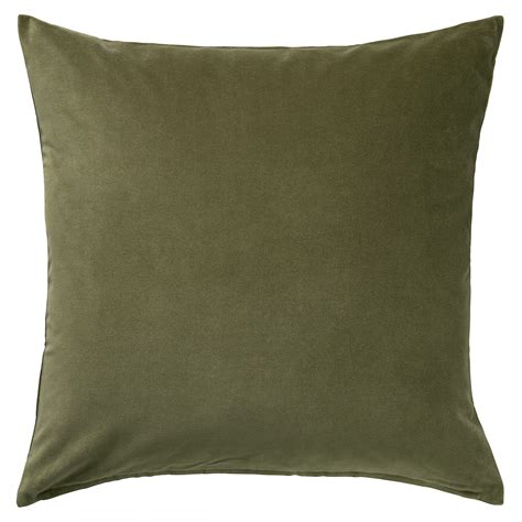 Sanela Cushion Cover Olive Green 50x50 Cm Ikea