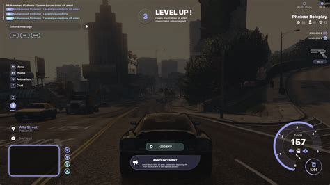 HUD UI UX Design GTAV FIVEM RAGEMP Behance