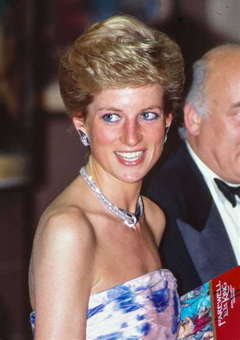 Princess Diana Attends The Premiere Of Farewell To The King In London