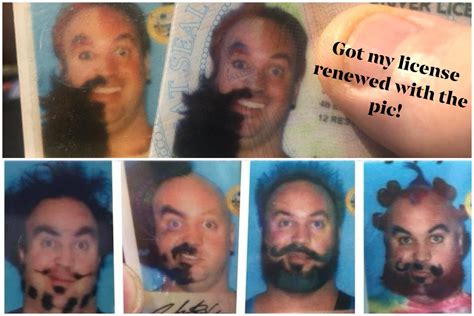 Florida Man Only Shaves Half Of Giant Beard For Wild Driver S License Photo Newsweek