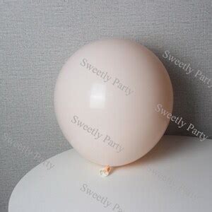 Pcs Doubled Cream Peach Apricot Balloons Garland Caramel Etsy