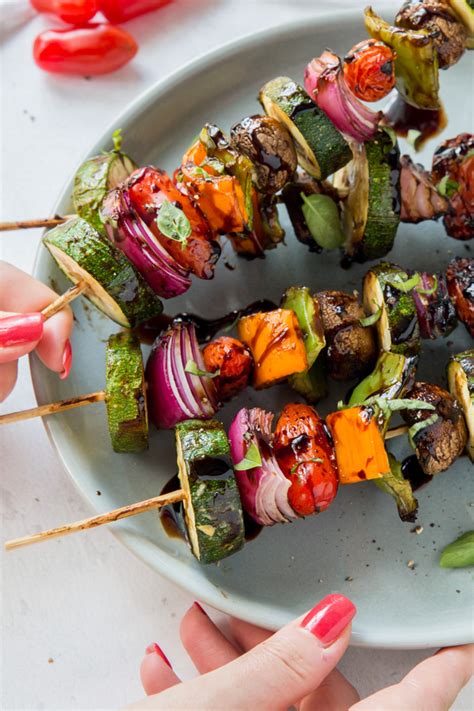 Balsamic Grilled Vegetables Recipe Grilled Side Dishes Balsamic Vegetables Healthy