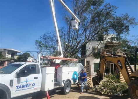 Supervisa Chucho Nader Labores De Limpieza Por Afectaciones Del Frente