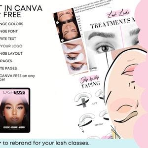 Eyelash Extensions Editable Training Manual Classic Lash Manual