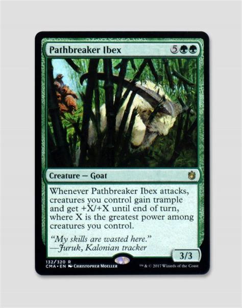 Pathbreaker Ibex From Commander Anthology Cma Hologram Mtg Proxy