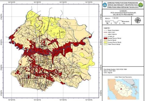 PEMETAAN KAWASAN RENTAN BANJIR DALAM KOTA PEKANBARU MENGGUNAKAN