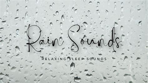 Rain Sound For Relaxing Deep Sleep With Rain Falling Against Your