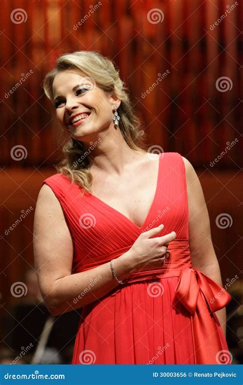 Elina Garanca Held a Concert in the Concert Hall Lisinski. Editorial ...