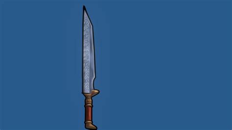 Pixel Art Dagger Download Free 3d Model By Nardeol 9d029e4 Sketchfab