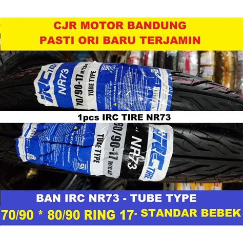 Jual Ban Depan Belakang Motor Bebek Irc Nr Ban Standar Satria Fu