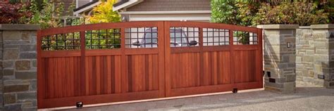 Residential Wood Driveway Gates Automated Gates And Equipment