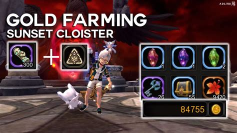 Dragon Nest Sea Gold Farming Sunset Cloister Maps Youtube