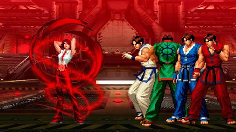 KOF Mugen Vanessa B Vs Kim Kaphwan Team YouTube