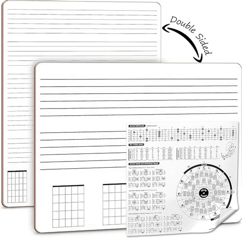 Amazon Scribbledo Guitar Practice Dry Erase White Board Lapboard