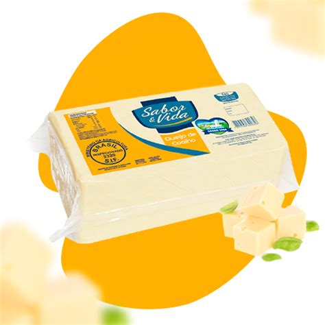 Queijo De Coalho Barra 4Kg Sabor Vida