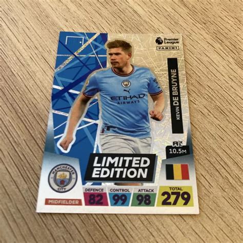 PANINI ADRENALYN XL Premier League 2023 Kevin De Bruyne Limited Edition