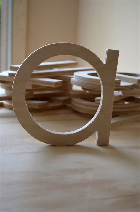 8 Inch Unfinished Wooden Letters Wooden Wall By Gallerywoodletters