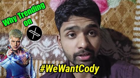 Wewantcody Trending On X But Why Roman Reigns Vs Cody Rhodes