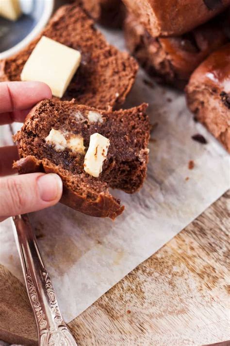 Chocolate Hot Cross Buns Recipe Sugar Salt Magic