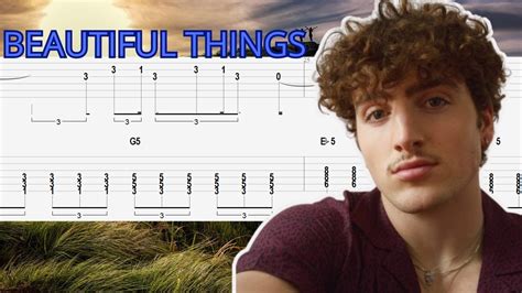 Beautiful Things Benson Boone Easy Guitar Tutorial Tab Chord Youtube