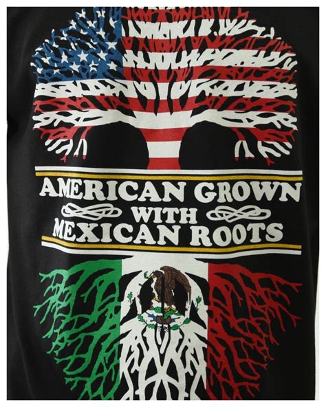 Mexico Graphic T Shirts American Grown With Mexican Roots Etsy