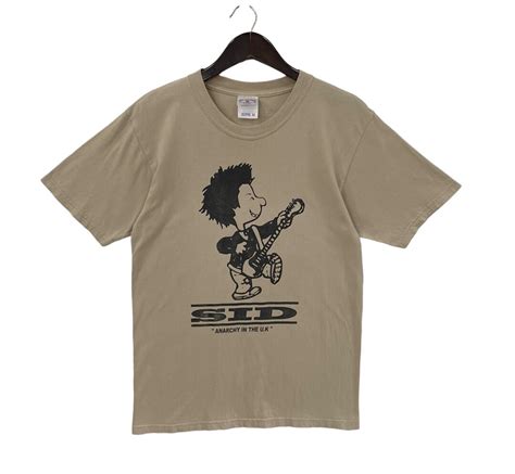 Vintage Sid Vicious Sex Pistols English Punk Rock Band Anarchy In The Uk Rare Tee Shirt Etsy