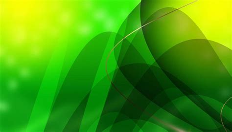 Abstract Green Background with Wavy Lines