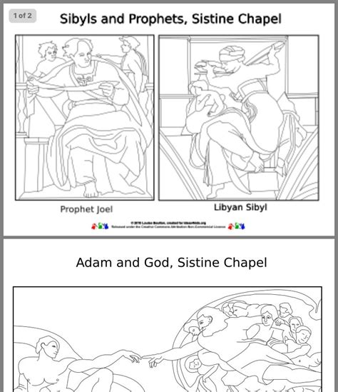 Printable Sistine Chapel Coloring Pages - Printable Word Searches