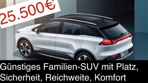 25000€ Familien Suv E Auto Mit Viel Platz Sicherheit Reichweite Und