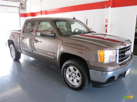 2007 Medium Brown Metallic Gmc Sierra 1500 Slt Crew Cab 4x4 36479689