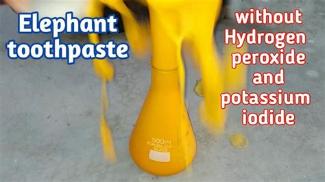 Elephant Toothpaste Made By Home Ingredients Without Any Chemical Youtube