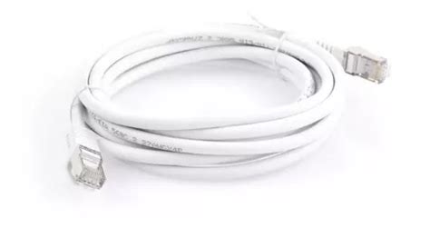 Patch Cord Cable Parcheo Red Utp Cat A Metros Blanco Meses Sin Inter S