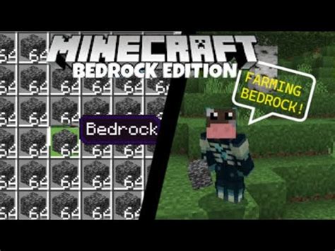 How To Get Bedrock In Full Survival Minecraft Minecraft Bedrock