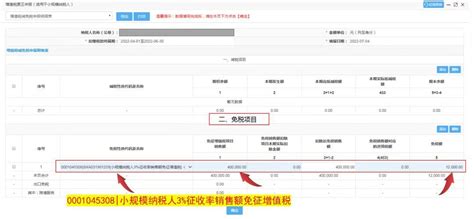 实务 小规模纳税人免征增值税申报表填写方法 知乎