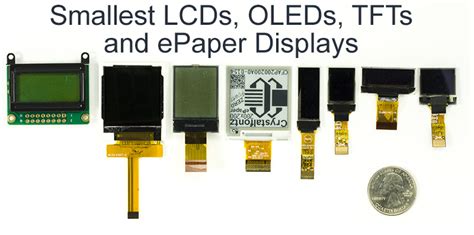 Smallest Oled Epaper And Lcd Displays