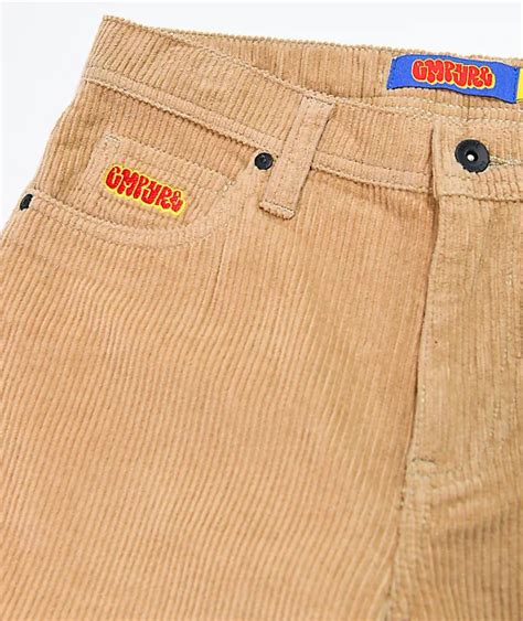 Empyre Kids Loose Fit Khaki Corduroy Skate Pants