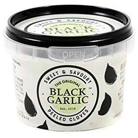 The Original Black Garlic Black Garlic Peeled Cloves Multiple Size