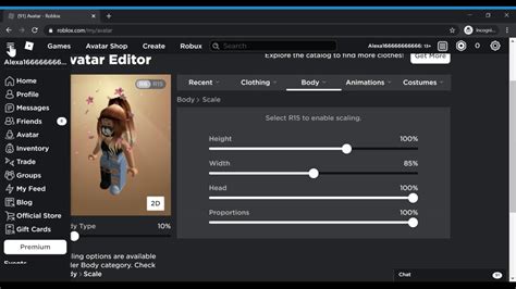 Roblox Body Proportions