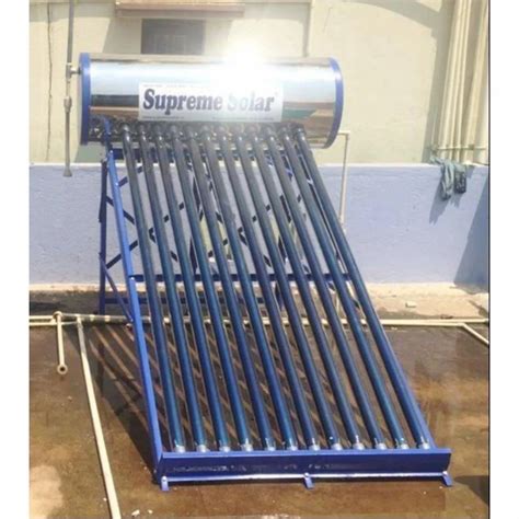 Supreme Solar 220 LPD Steel Water Heater At Rs 33000 Steel Water